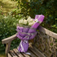 12 white Rose's korean purplepaper packing