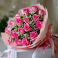 20 Pink Roses Premium Bouquet