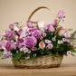 Premium Purple Basket Bouquet