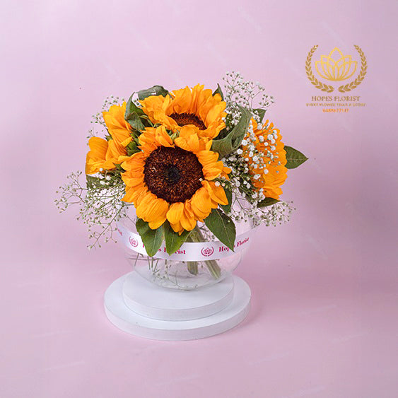 Bloom Bliss in Glass vase