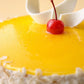 Mango Almond Mirror Glaze Cake