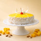 Mango Almond Mirror Glaze Cake