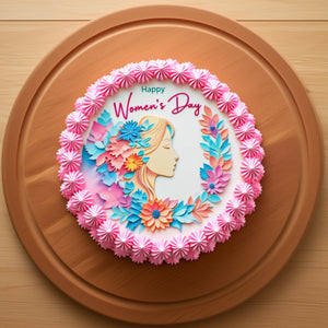 black forest photo cake exclusive for women's day