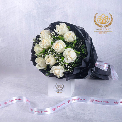 Flourish White Rose