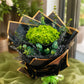 Green Hydrangea with Black Packing