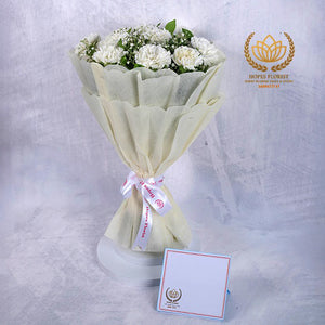 Pretty White Carnation