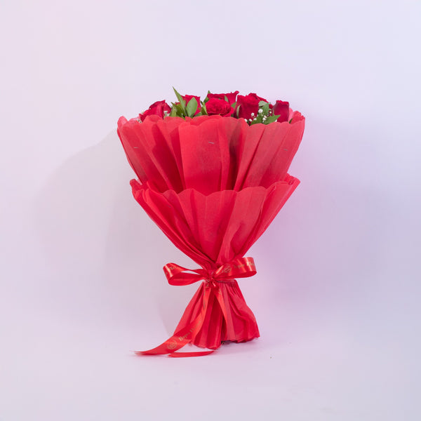 Flourish Red Rose Bouquet