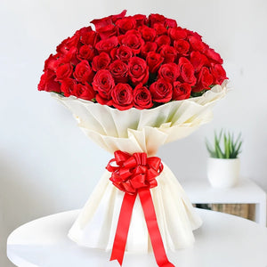 Majestic 100 rose bouquet