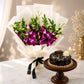 Purple Orchid & KitKat Crunch Cake Combo